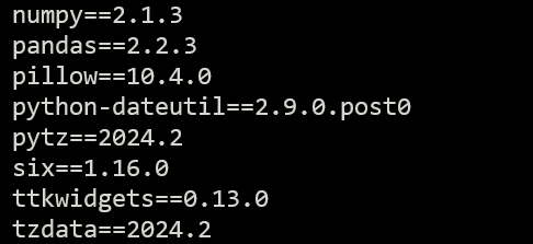 lista bibliotek Python