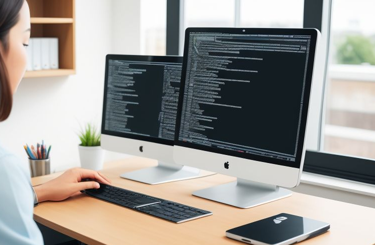 Monitor komputera w biurze