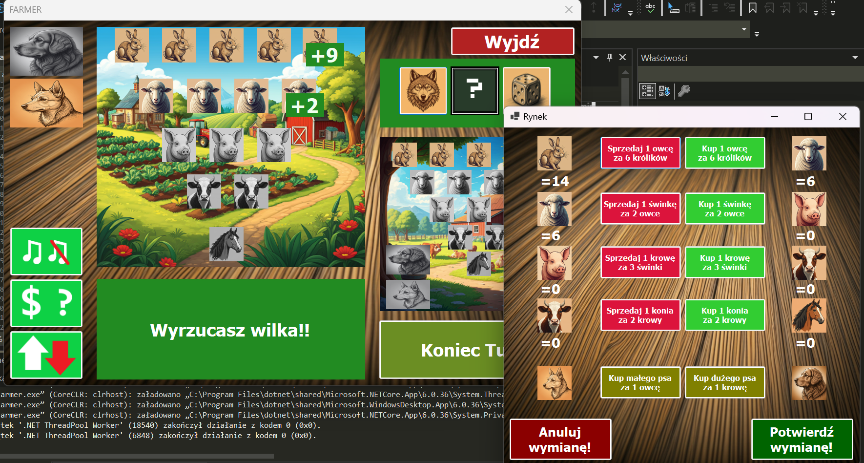 kod źródłowy programu napisanego w języku C#, C Sharp